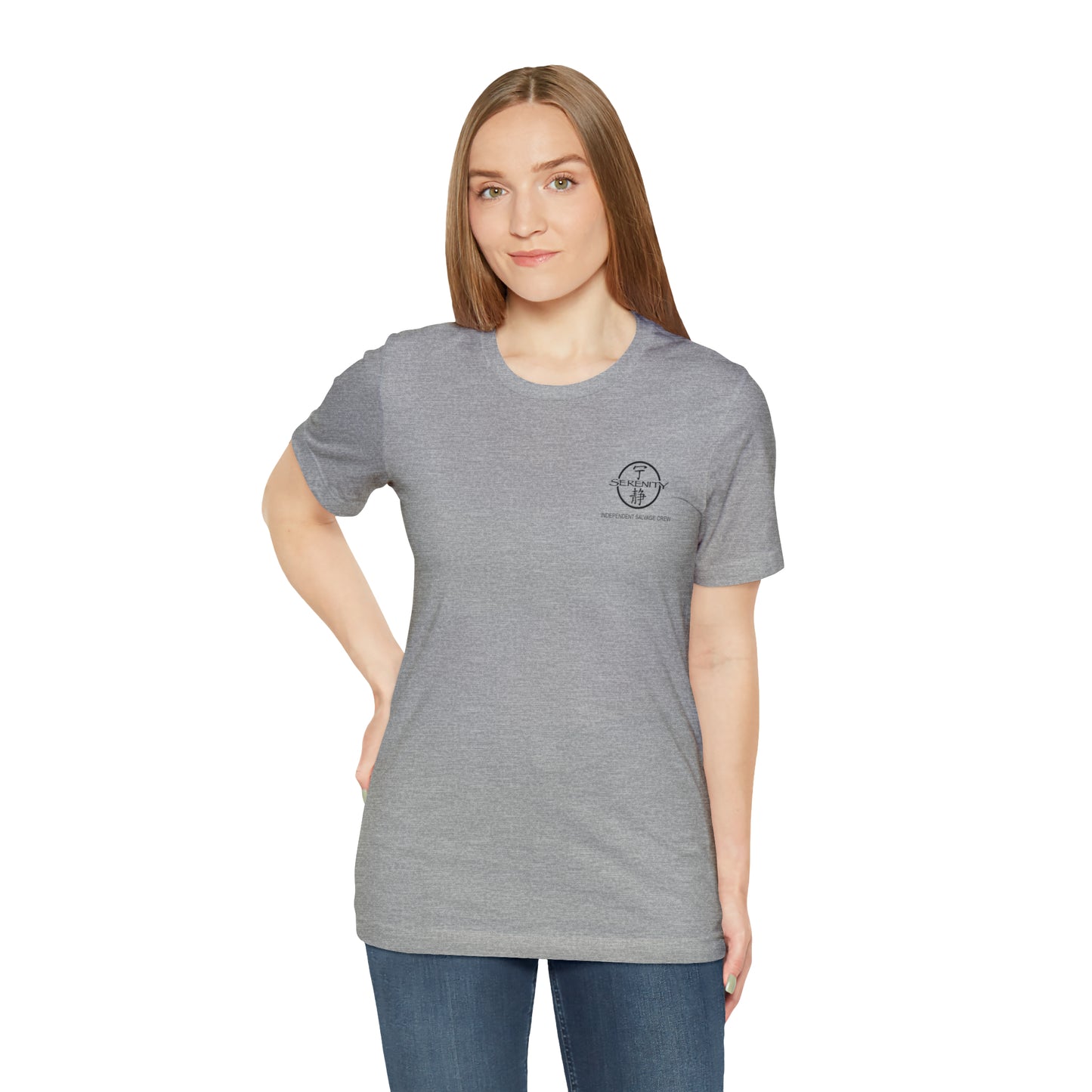 Firefly / Serenity - Unisex Short Sleeve Tee - Serenity Logo - Independent Salvage Crew