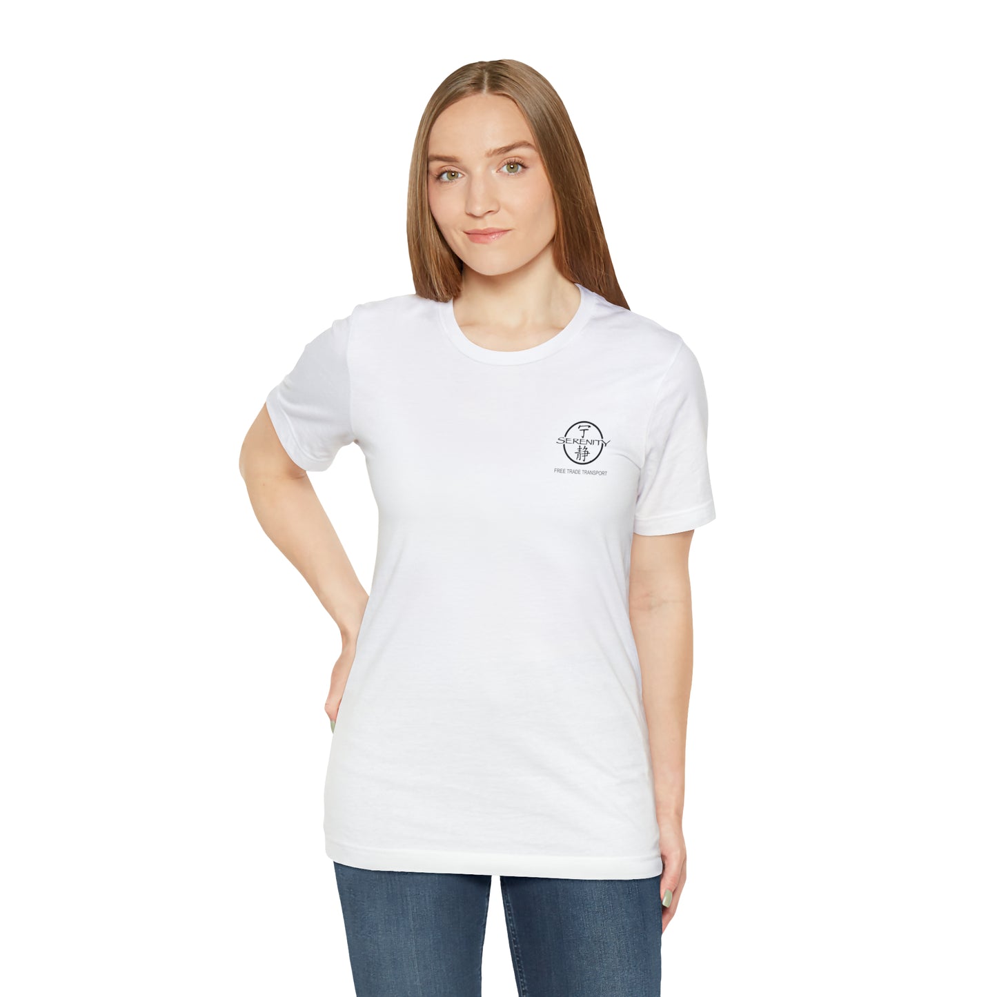 Firefly / Serenity - Unisex Short Sleeve Tee - Serenity Logo - Free Trade Transport