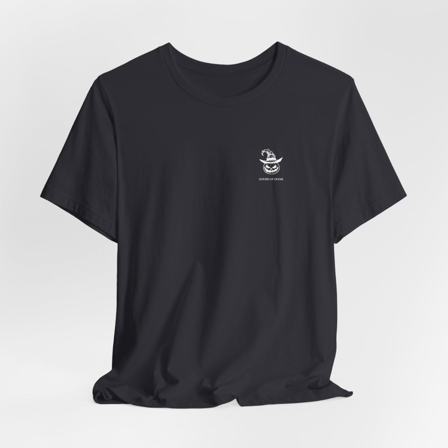 Halloween - Unisex Short Sleeve Tee - Evil Pumpkin - Gourd of Doom