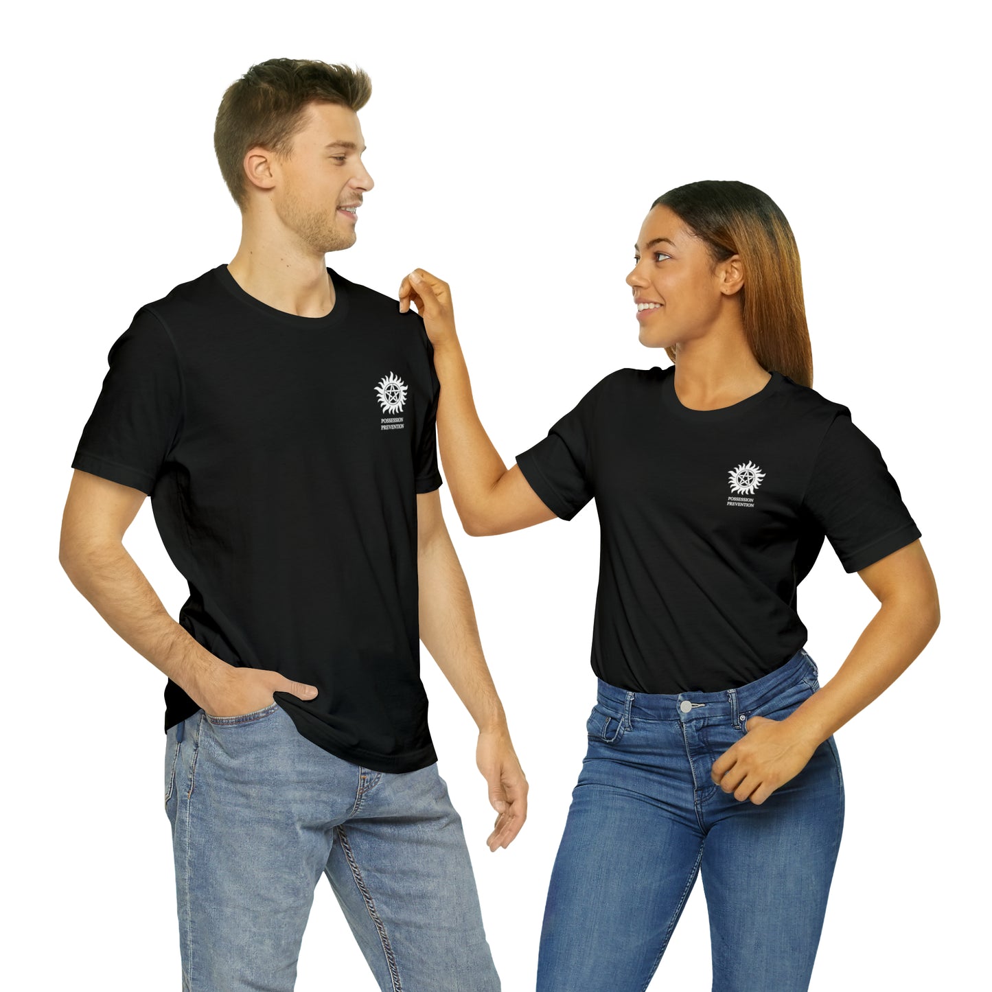 Supernatural - Unisex Short Sleeve Tee - Anti-Possession Mark - Possession Prevention