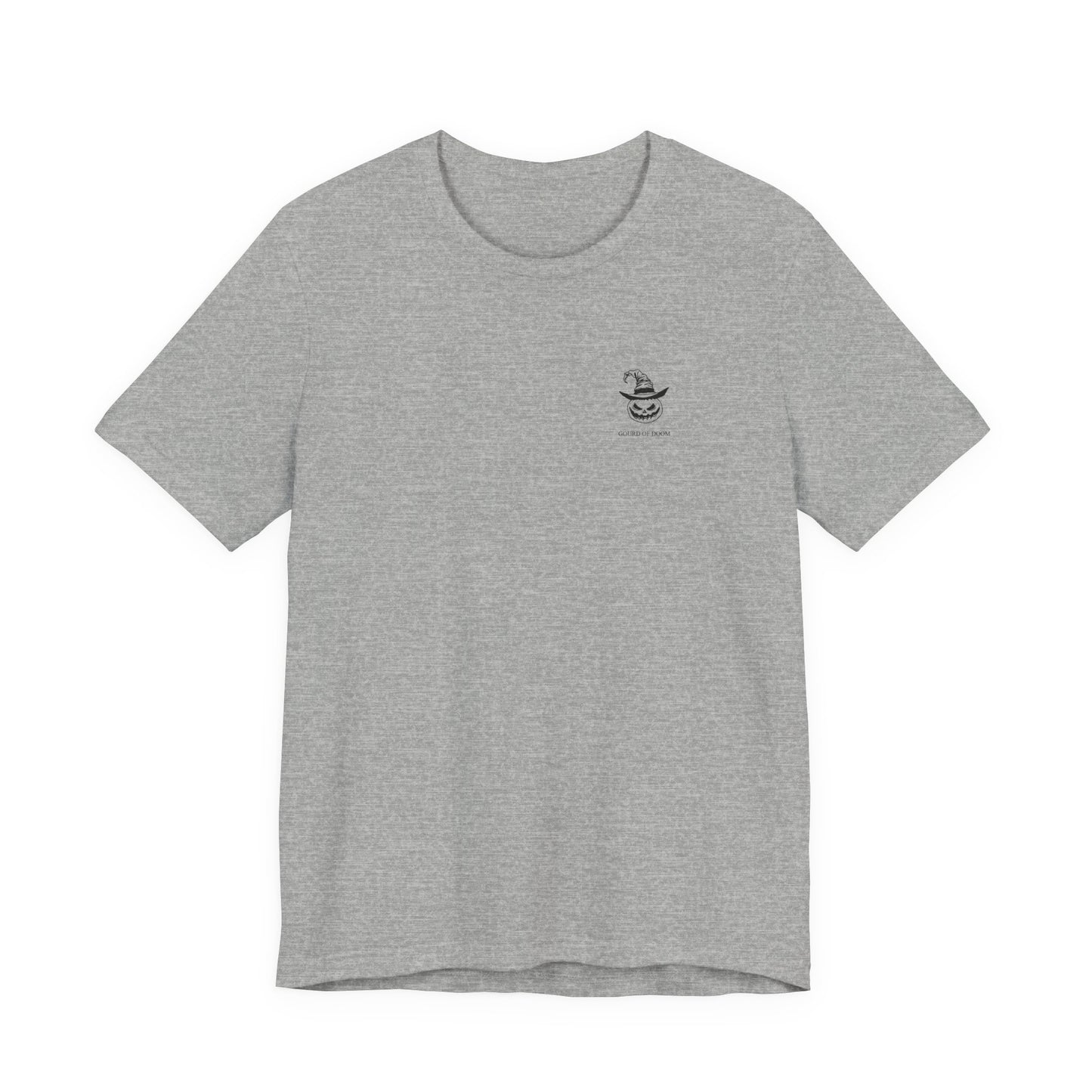 Halloween - Unisex Short Sleeve Tee - Evil Pumpkin - Gourd of Doom