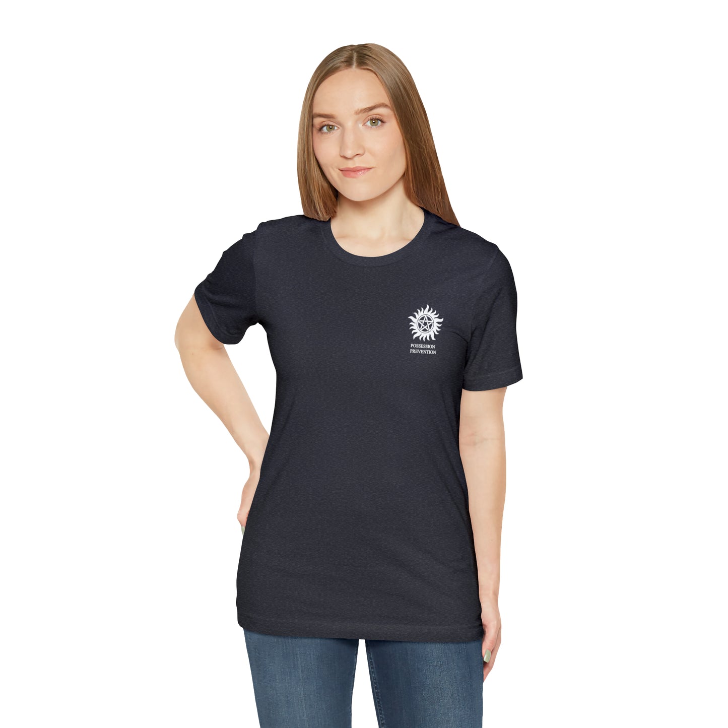 Supernatural - Unisex Short Sleeve Tee - Anti-Possession Mark - Possession Prevention