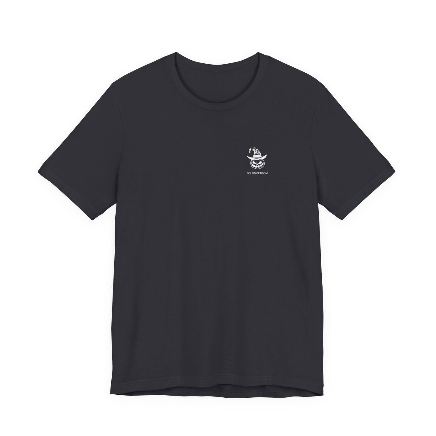 Halloween - Unisex Short Sleeve Tee - Evil Pumpkin - Gourd of Doom