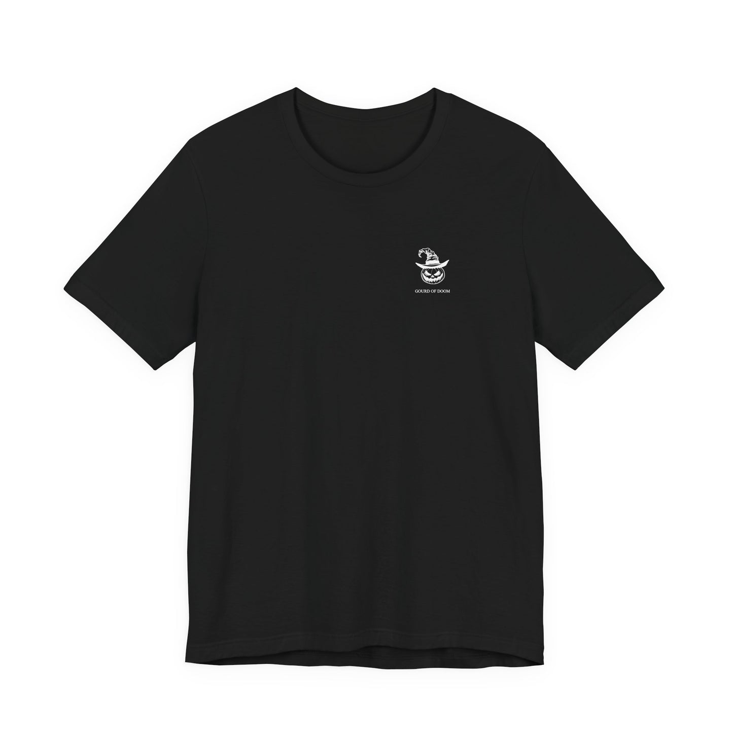 Halloween - Unisex Short Sleeve Tee - Evil Pumpkin - Gourd of Doom