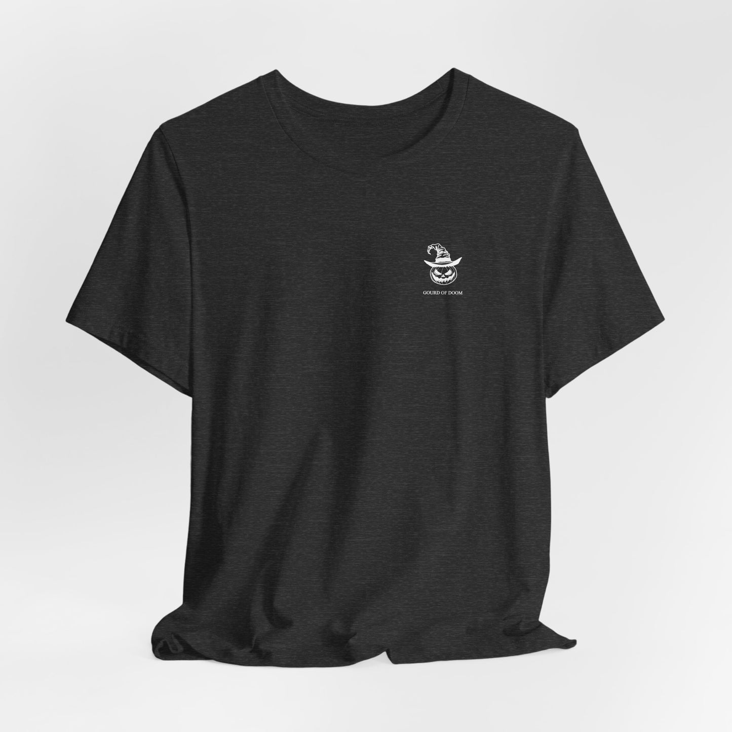 Halloween - Unisex Short Sleeve Tee - Evil Pumpkin - Gourd of Doom