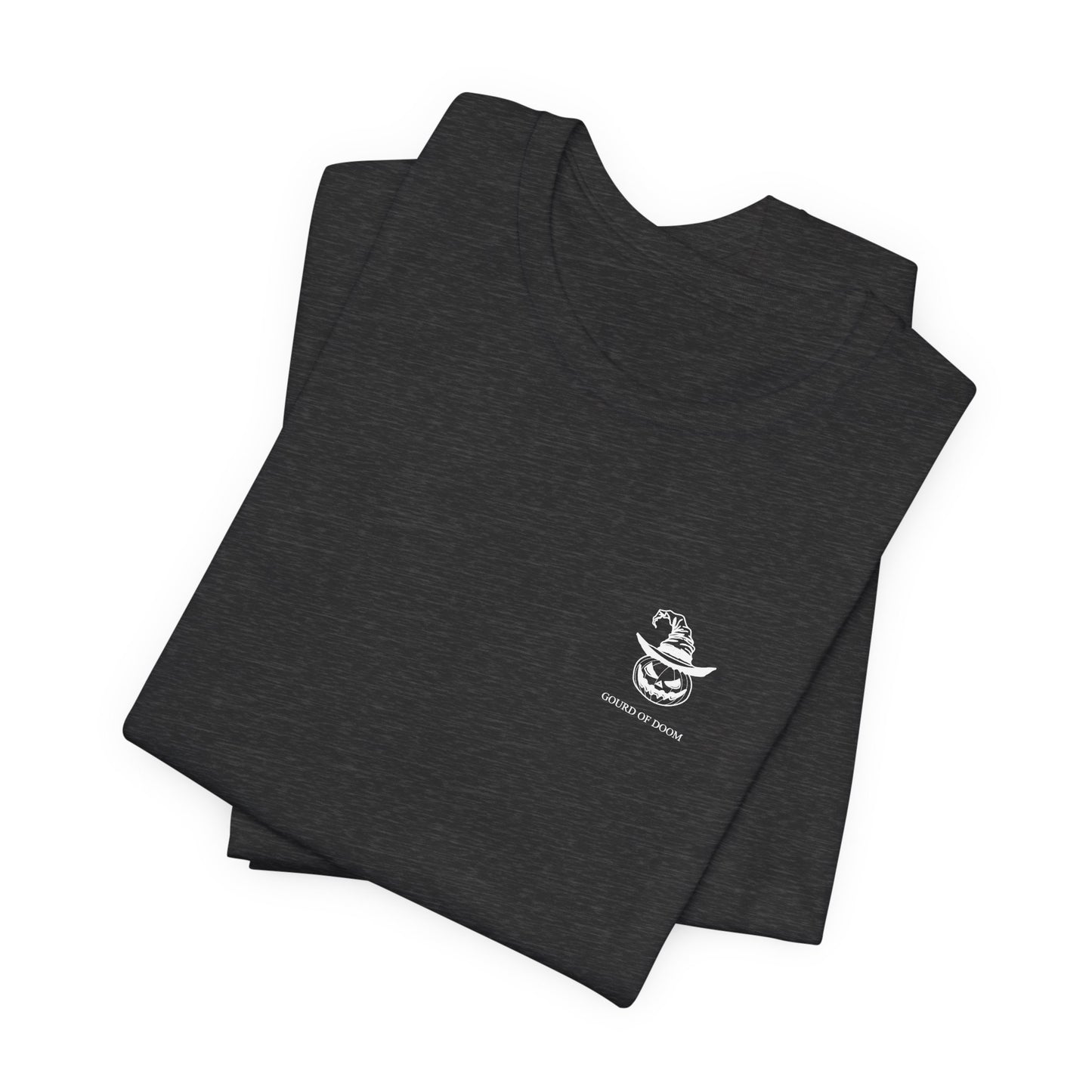 Halloween - Unisex Short Sleeve Tee - Evil Pumpkin - Gourd of Doom