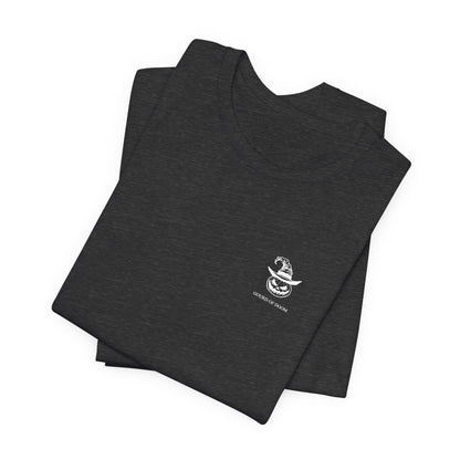 Halloween - Unisex Short Sleeve Tee - Evil Pumpkin - Gourd of Doom